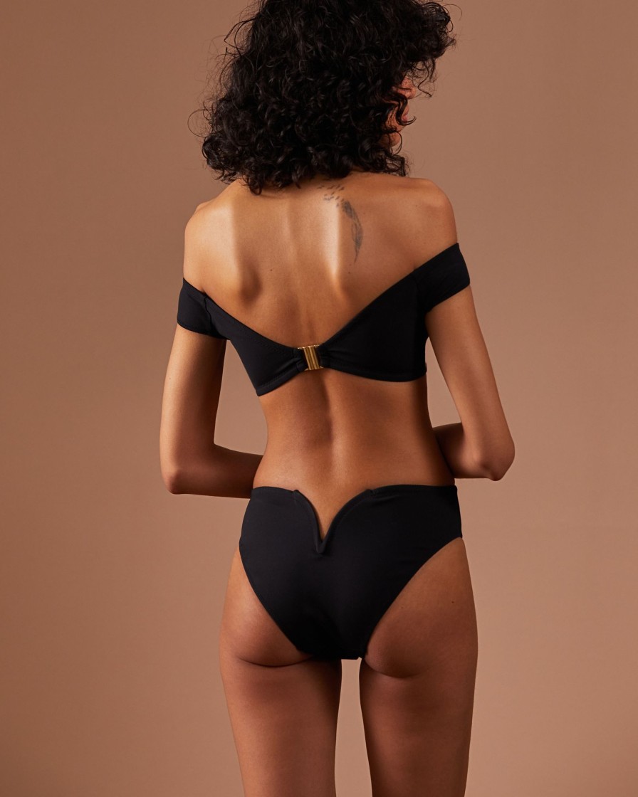 Swimwear Livy Bas | Taille Haute Eclipse Livystone Black